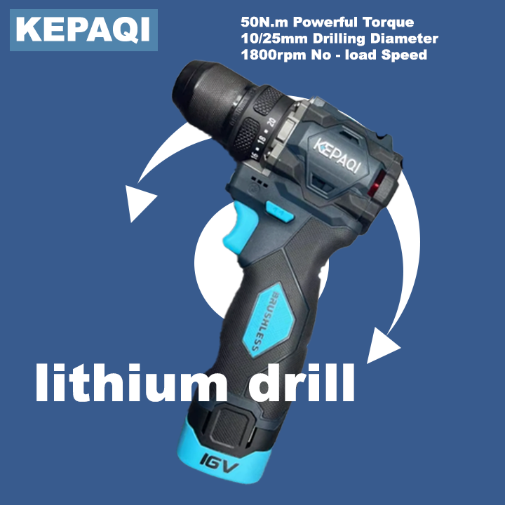 KEPAQI Brushless lithium drill