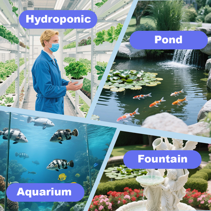 Submersible Water Pump for Hydroponics, Pond, Aquarium, Fountain