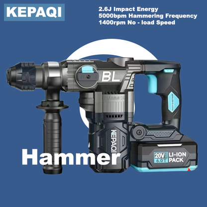 KEPAQI Brushless lithium hammer